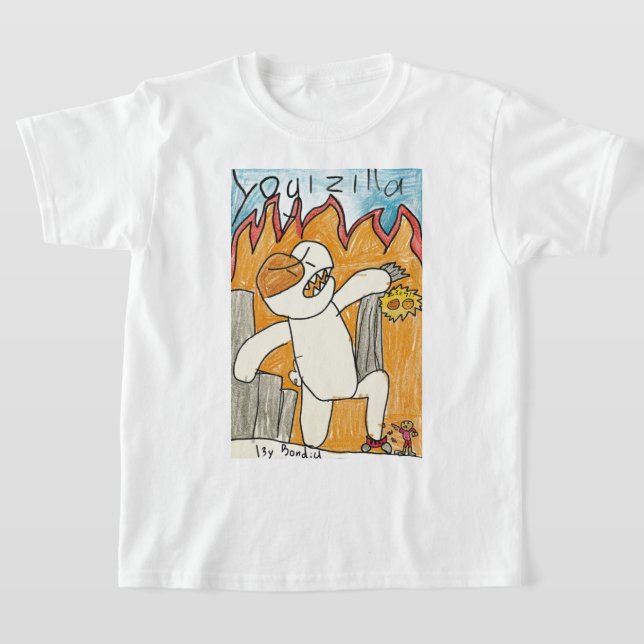 Yogizilla T-Shirt (Laydown)