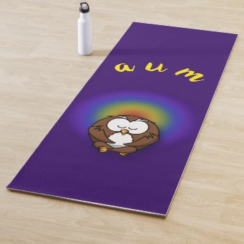 Yogowl - Yoga Mat by just_owls at Zazzle