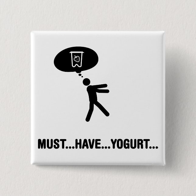 Yogurt Lover Button (Front)