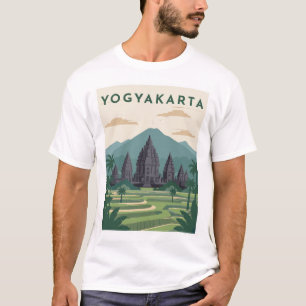 Yogyakarta Indonesia Travel Poster  T-Shirt