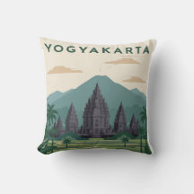 Yogyakarta Indonesia Travel Poster