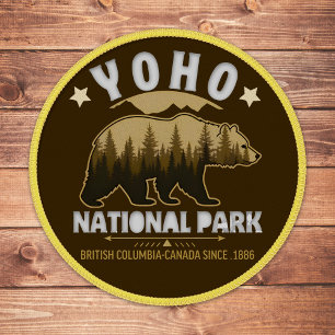 Yoho Bear Design for Nature Lovers – BC Wilderness Patch