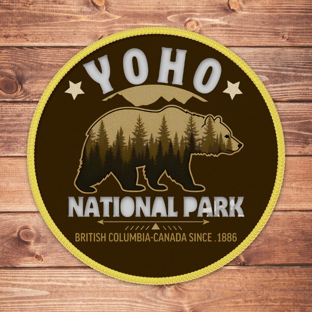 Yoho Bear Design for Nature Lovers – BC Wilderness Patch (Creator Uploaded)