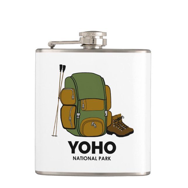 Yoho National Park Backpack Flask (Front)