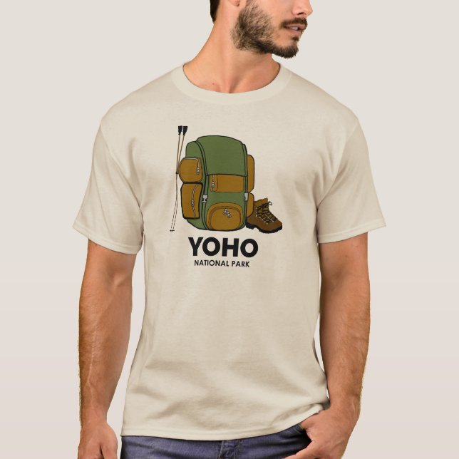 Yoho National Park Backpack T-Shirt (Front)