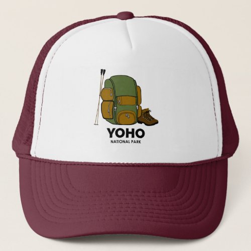 Yoho National Park Backpack Trucker Hat