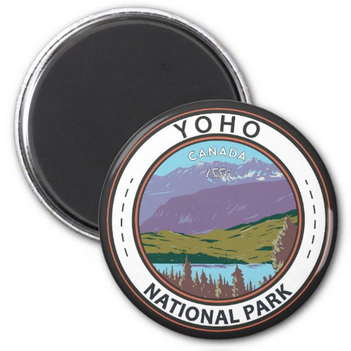 Yoho National Park Canada Badge Magnet