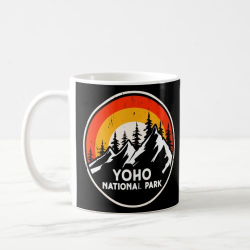 Yoho National Park Canada Mountain Trees Camping H Coffee Mug
