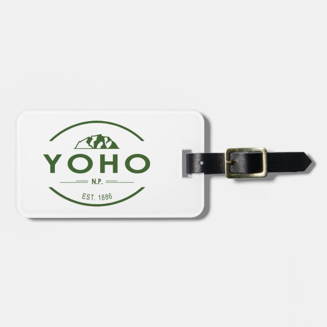 Yoho National Park Luggage Tag (Front Horizontal)