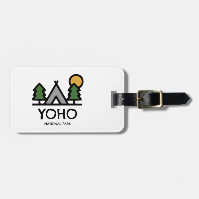 Yoho National Park Luggage Tag (Front Horizontal)