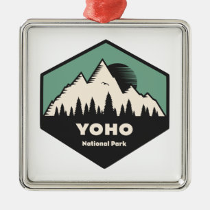 Yoho National Park Metal Ornament