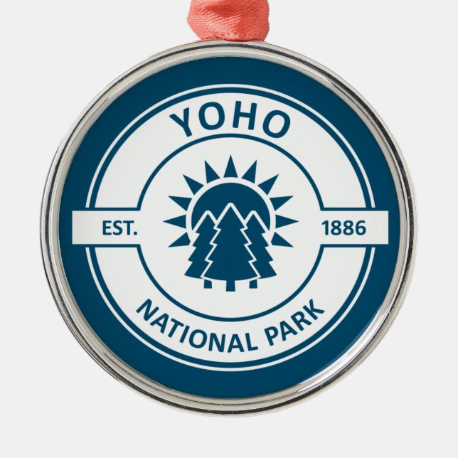 Yoho National Park Metal Ornament (Front)