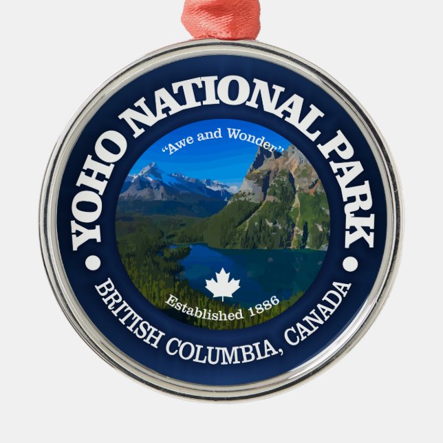 Yoho National Park Metal Ornament (Front)