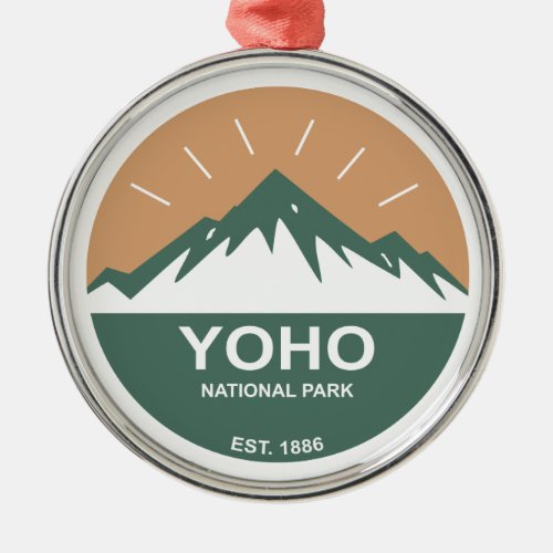 Yoho National Park Metal Ornament