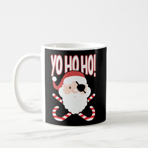 Yohoho Pirate Santa Christmas Holiday Fun Funny Gi Coffee Mug