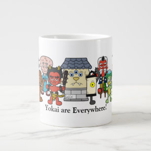 Yokai are Everywhere: Custom Japanese Monster Giant Coffee Mug