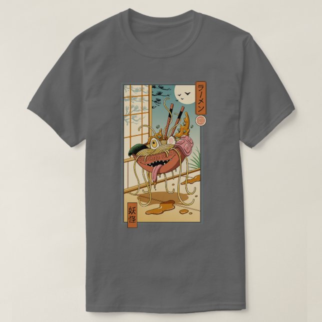 Yokai Ramen in Edo T-Shirt (Design Front)