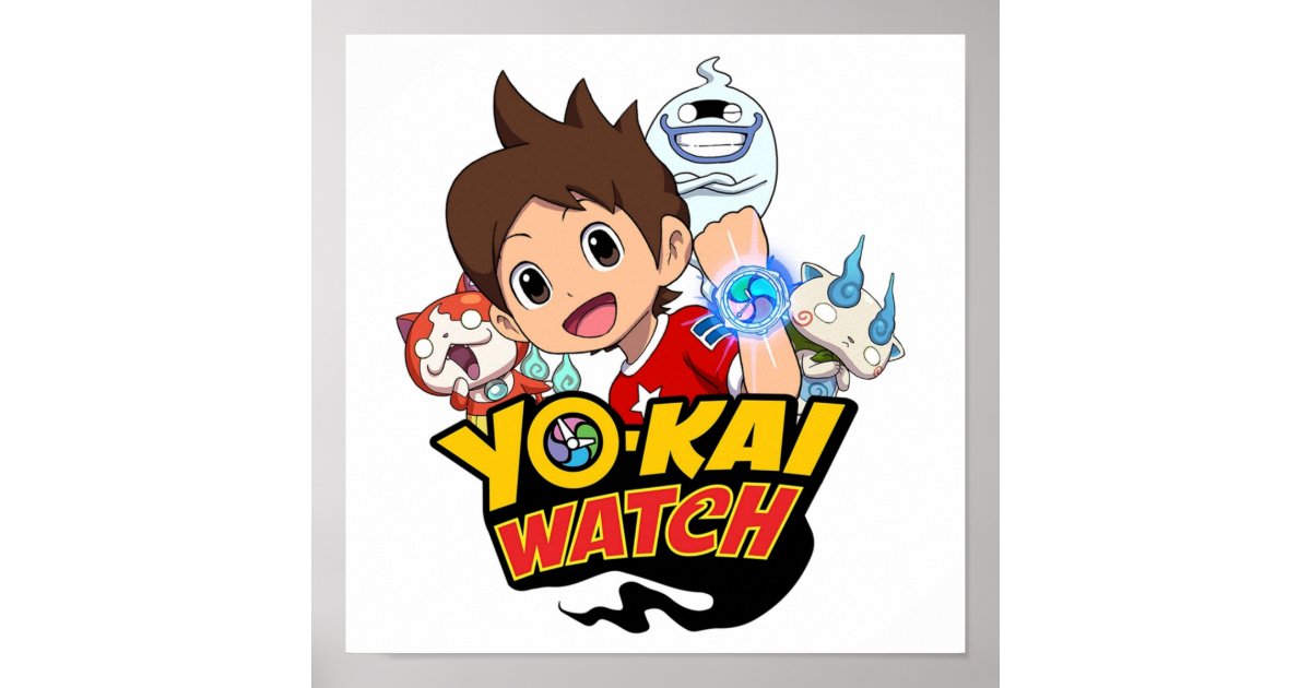 Yokai Watch logo Poster Zazzle