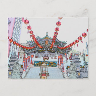 Yokohama Chinatown Postcard