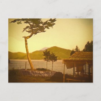 Yokohama Japan Park Vintage Mountains Postcard by scenesfromthepast at Zazzle