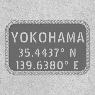 Yokohama Latitude & Longitude Patch