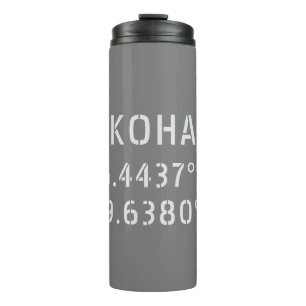 Yokohama Latitude & Longitude Thermal Tumbler