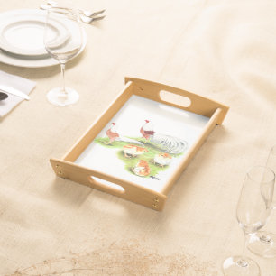 Yokohama Red Shoulder Family Serving Tray