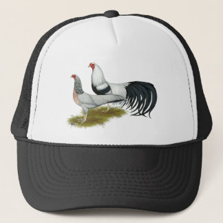 Yokohama:  Silver Duckwing Pair Trucker Hat