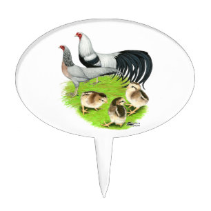 Yokohama Silver Family Cake Topper