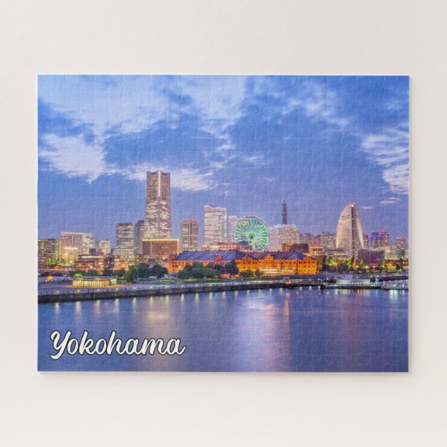 Yokohama Skyline, Japan Jigsaw Puzzle (Horizontal)