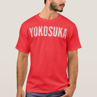 Yokosuka Japan Distressed Graphic T-Shirt