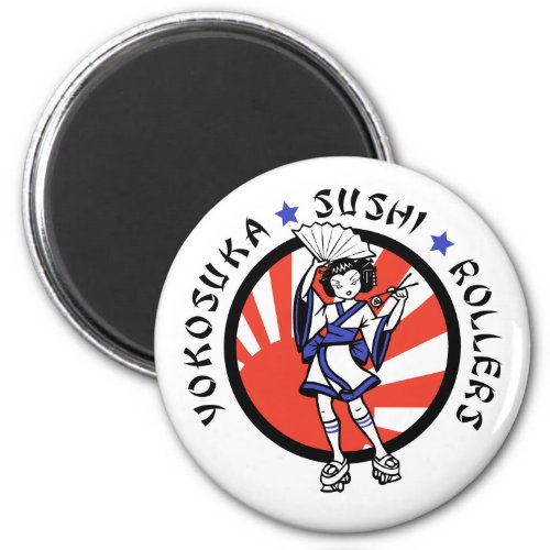 Yokosuka Sushi Roller Magnet