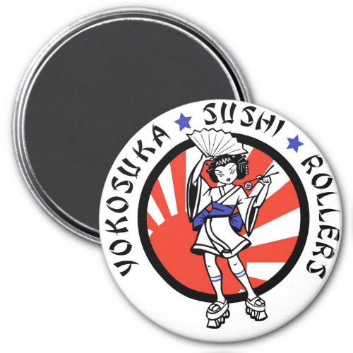 Yokosuka Sushi Roller Magnet