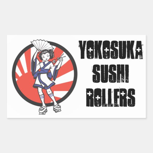 Yokosuka Sushi Roller Sticker 2