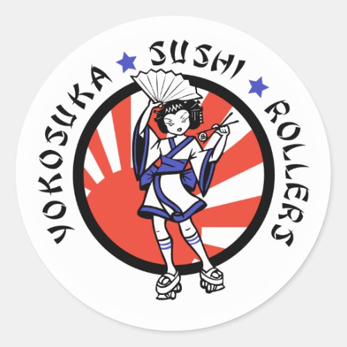 Yokosuka Sushi Rollers Stickers