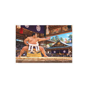 Yokozuna Dohyo-iri – Traditional Japanese Sumo Canvas Print