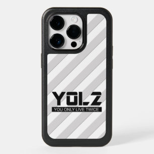 YOL2 You Only Live Twice Meme Custom Stripes OtterBox iPhone 14 Pro Case