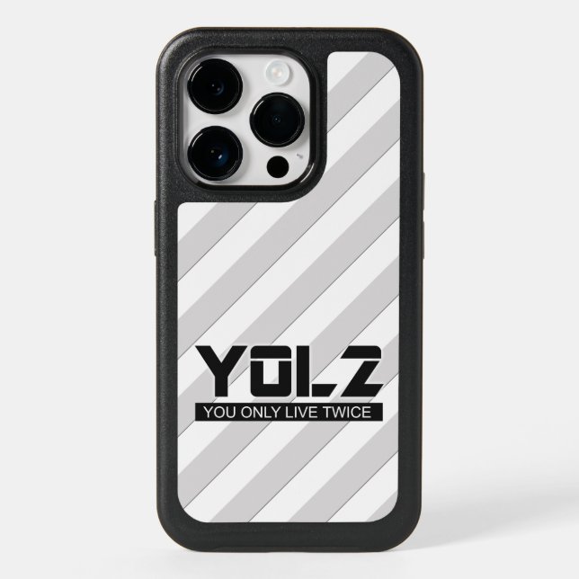 YOL2 You Only Live Twice Meme Custom Stripes Otterbox iPhone Case (Back)
