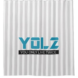 YOL2 You Only Live Twice Quote Blue on any Color