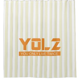 YOL2 You Only Live Twice Quote Orange on any Color