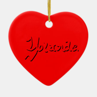 Yolande Ornament