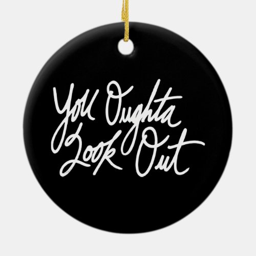 YOLO by Love Me Ceramic Ornament