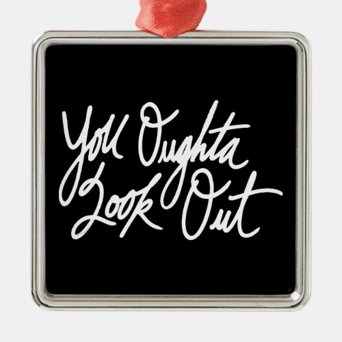 YOLO by Love Me Metal Ornament