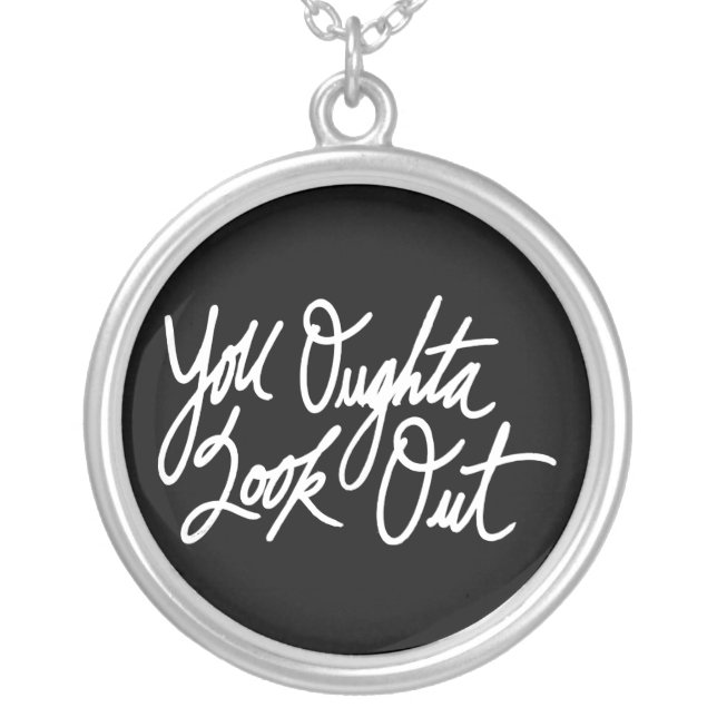 YOLO by Love Me Silver Plated Necklace (Front)