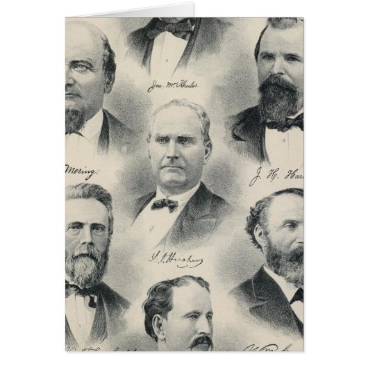 Yolo Co lithographed portraits Cards (Front)