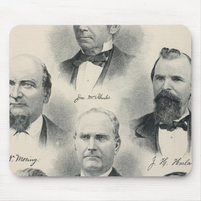 Yolo Co lithographed portraits Mouse Pad (Front)