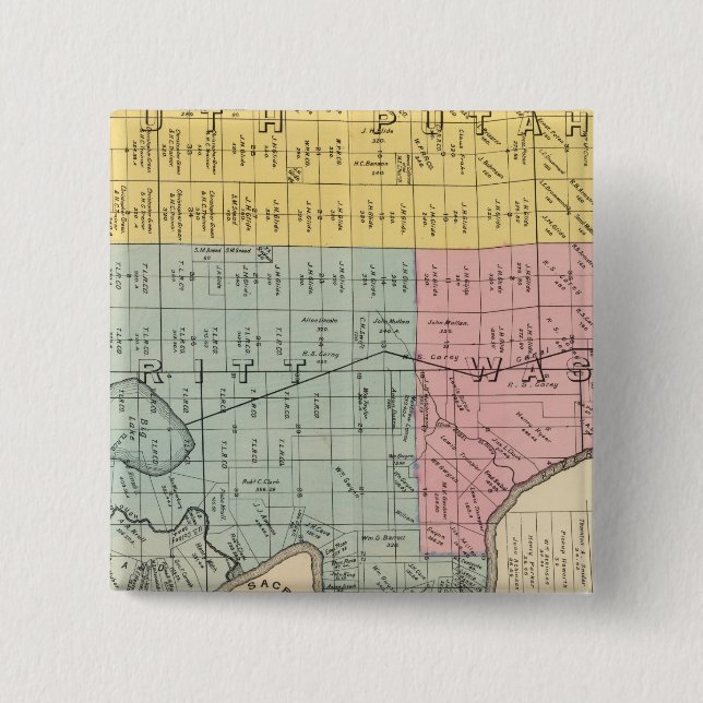 Yolo County 1 Pinback Button (Front)