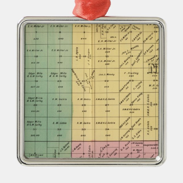 Yolo County 4 Metal Ornament (Front)