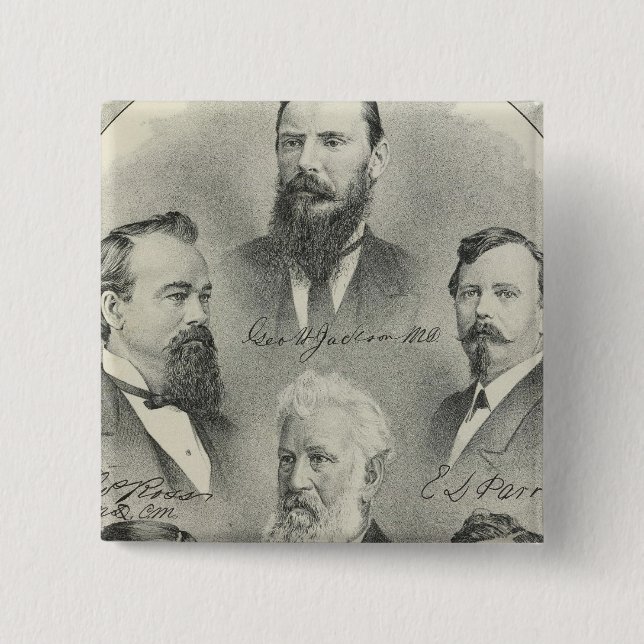 Yolo County doctors, dentists Button (Front)