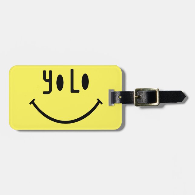 Yolo Face Luggage Tag (Front Horizontal)